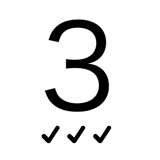 Three Habits App Icon